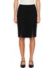 Loulou de Saison Loulou de Saison Black JUDY Wool Cashmere Drap Miniskirt - 1