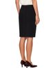 Loulou de Saison Loulou de Saison Black JUDY Wool Cashmere Drap Miniskirt - 3