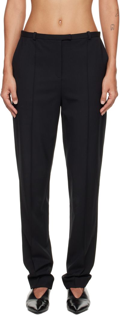 Loulou de Saison Loulou de Saison Black Malka Fitted Trousers