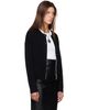 Loulou de Saison Loulou de Saison Black NICOLA Bicolor Cashmere Cardigan - 2