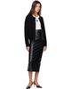 Loulou de Saison Loulou de Saison Black NICOLA Bicolor Cashmere Cardigan - 4