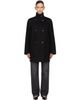 Loulou de Saison Loulou de Saison Black Olmo Wool Short Coat - 1