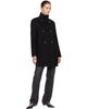 Loulou de Saison Loulou de Saison Black Olmo Wool Short Coat - 4