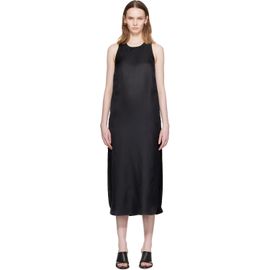 Loulou de Saison Loulou de Saison Black Paloma Silk Maxi Dress