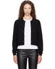 Loulou de Saison Loulou de Saison Black REMUS Yak Blend Cardigan - 1