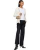 Loulou de Saison Loulou de Saison Black Sbiru Virgin Wool Pleated Trousers - 4
