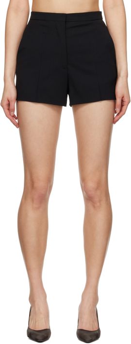 Loulou de Saison Loulou de Saison Black Serge Shorts