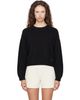 Loulou de Saison Loulou de Saison Black TRISTAN LDS Yak Blend Sweater - 1