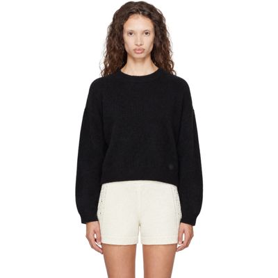 Loulou de Saison Loulou de Saison Black TRISTAN LDS Yak Blend Sweater