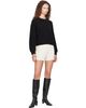 Loulou de Saison Loulou de Saison Black TRISTAN LDS Yak Blend Sweater - 4