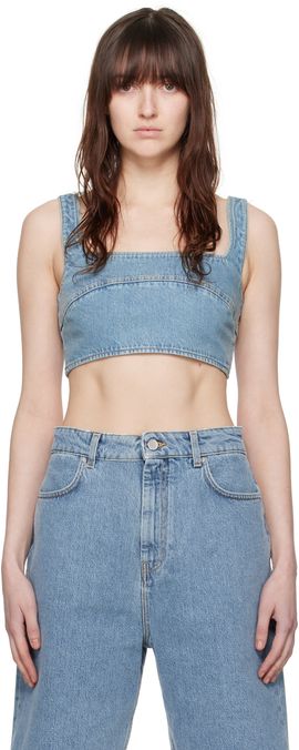 Loulou de Saison Loulou de Saison Blue Anet Denim Tank Top