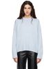 Loulou de Saison Loulou de Saison Blue ANTON LDS Cashmere Sweater - 1