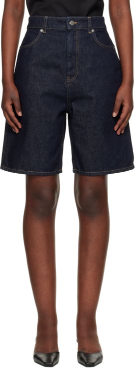 Loulou de Saison Loulou de Saison Blue Isu Lds Denim Shorts