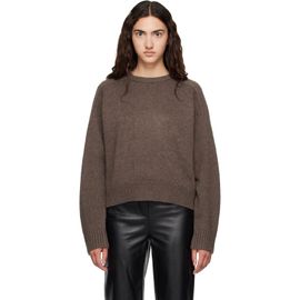 Loulou de Saison Loulou de Saison Brown BREHA Wool Cashmere Blend Sweater