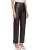 Loulou de Saison Loulou de Saison Brown COBE LDS Leather Trousers - 2