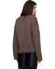 Loulou de Saison Loulou de Saison Brown DERRY LDS U Neck Cashmere Sweater - 3