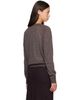 Loulou de Saison Loulou de Saison Brown DITTO LDS Fine Knit Cashmere Sweater - 3