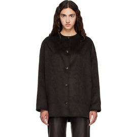 Loulou de Saison Loulou de Saison Brown DUNNE LDS Oval-Shaped Short Coat