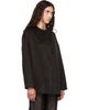 Loulou de Saison Loulou de Saison Brown DUNNE LDS Oval-Shaped Short Coat - 2