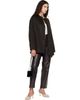 Loulou de Saison Loulou de Saison Brown DUNNE LDS Oval-Shaped Short Coat - 4