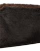 Loulou de Saison Loulou de Saison Brown Flint Faux-Fur Pouch - 3