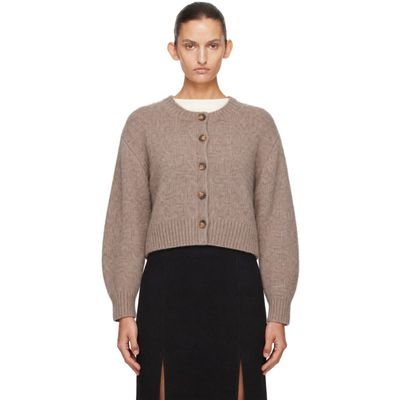 Loulou de Saison Loulou de Saison Brown REMUS Yak Blend Cardigan