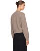 Loulou de Saison Loulou de Saison Brown REMUS Yak Blend Cardigan - 3