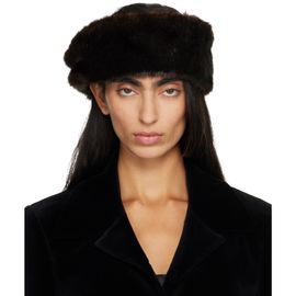 Loulou de Saison Loulou de Saison Brown Rumi Faux-Fur Headband