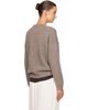 Loulou de Saison Loulou de Saison Brown TRISTAN LDS Yak Blend Sweater - 3