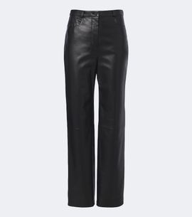 Loulou de Saison Loulou de Saison Cobe leather straight pants