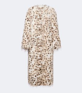 Loulou de Saison Loulou de Saison Eya animal-print coat