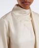 Loulou de Saison Loulou de Saison Gala draped scarf-detail silk twill top - 3