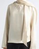 Loulou de Saison LOULOU DE SAISON Gala Silk Twill Scarf Top - 5