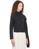Loulou de Saison Loulou de Saison Gray Frances Cashmere Scarf Sweater - 2
