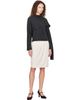 Loulou de Saison Loulou de Saison Gray Frances Cashmere Scarf Sweater - 4