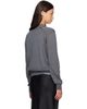 Loulou de Saison Loulou de Saison Gray MILES Long Sleeve Polo - 3