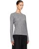 Loulou de Saison Loulou de Saison Gray Ortigia LDS Ribbed Jersey T-shirt - 2
