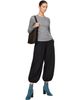 Loulou de Saison Loulou de Saison Gray Ortigia LDS Ribbed Jersey T-shirt - 4