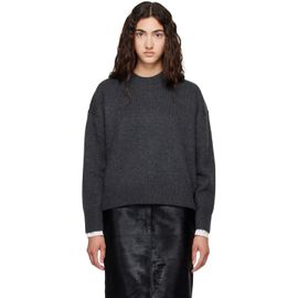 Loulou de Saison Loulou de Saison Gray PIA LDS Oversized Sweater