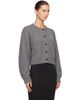 Loulou de Saison Loulou de Saison Gray REMUS Yak Blend Cardigan - 2