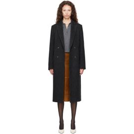 Loulou de Saison Loulou de Saison Gray ROSCO Double Breasted Long Coat