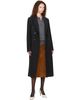 Loulou de Saison Loulou de Saison Gray ROSCO Double Breasted Long Coat - 5