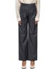 Loulou de Saison Loulou de Saison Gray Sbiru Virgin Wool Pleated Trousers - 1