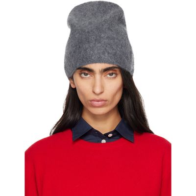 Loulou de Saison Loulou de Saison Gray Yana Wool Blend Beanie