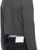 Loulou de Saison Loulou de Saison Gray Zephir Cashmere Cropped Cardigan - 3