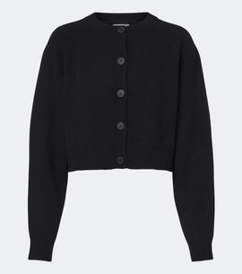 Loulou de Saison Loulou de Saison Heike cropped cashmere cardigan