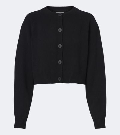 Loulou de Saison Loulou de Saison Heike cropped cashmere cardigan
