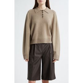 LOULOU DE SAISON LOULOU DE SAISON Homere Cashmere Polo Sweater