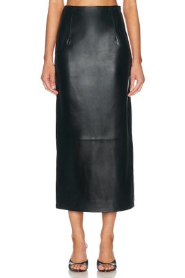 Loulou de Saison Loulou de Saison Inga High-Waisted Maxi Skirt