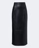 Loulou de Saison Loulou de Saison Inga leather midi skirt - 1